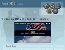 Tablet Screenshot of freedd214.com